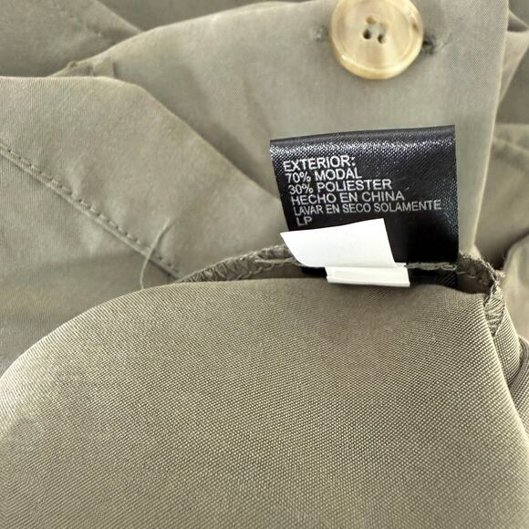 Antonio Melani Sleeveless Button Down Belted Midi Dress Modal | Size 14 - Picture 9 of 13